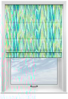 Bombay Velvet, Citrus Burst - Motorised Roman Blind